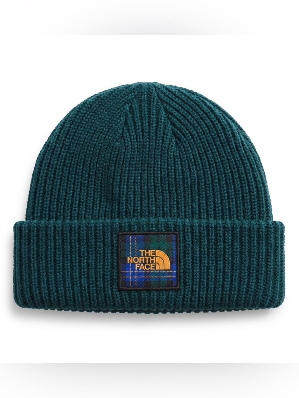 The North Face Dark Teal Ribbed Cuff Beanie